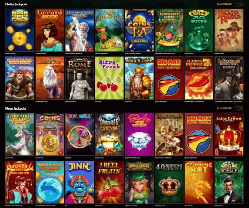 Jackpot Spiele in ausländischen Online Casinos Jackpot Auswahl in Ausländische Online Casinos
